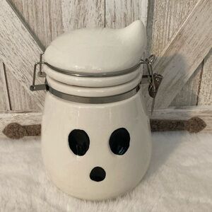Halloween Ghost Hinged Jar